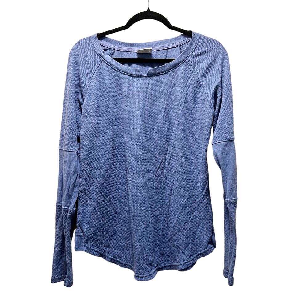 Columbia Sportswear Company Sweatshirt Blue Cotton Stretch Scoop Neck Pullover M